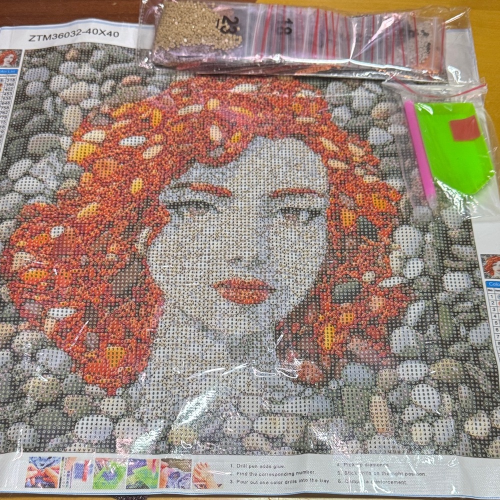 40x 40 diamond painting Kit with all tools needed